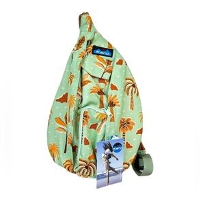 Kavu Mini Rope Sling with Vintage Palm Print